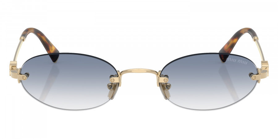 Miu Miu Logo MU A54S ZVN80O 51 - Pale Gold