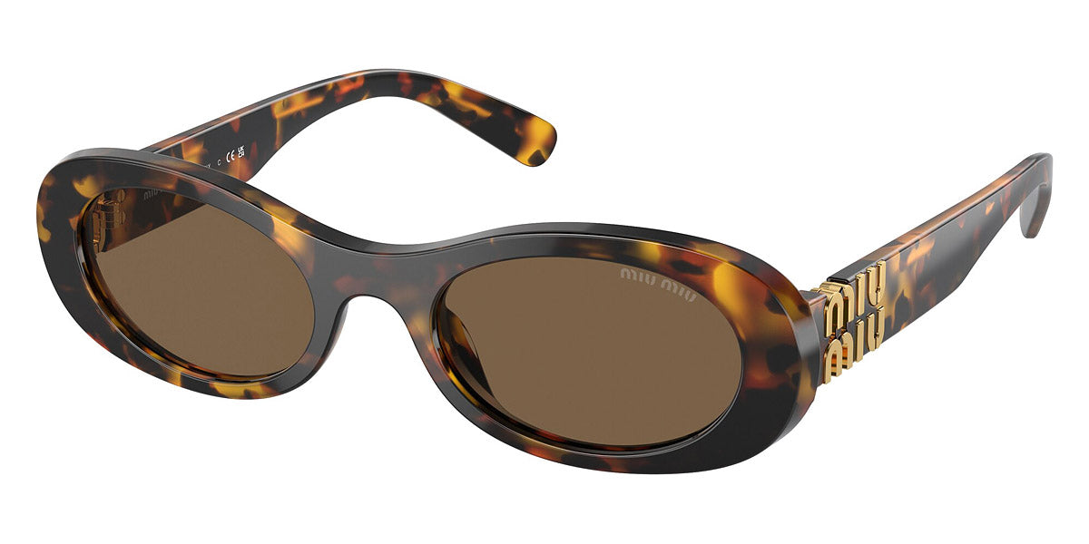 小物 miumiu archive sunglasses MIU MIU SUNGLASSES GLIMPSE - MU 06ZS VAU06B 50 - Havana