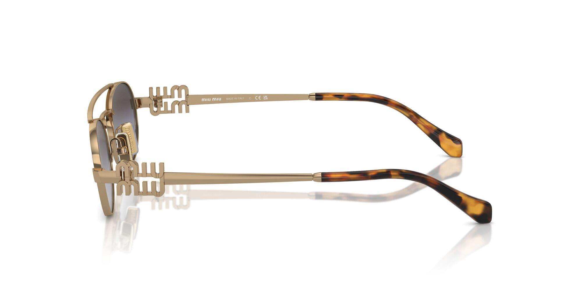 MIU MIU SUNGLASSES LOGO - MU 54ZS 7OE5D1 53
