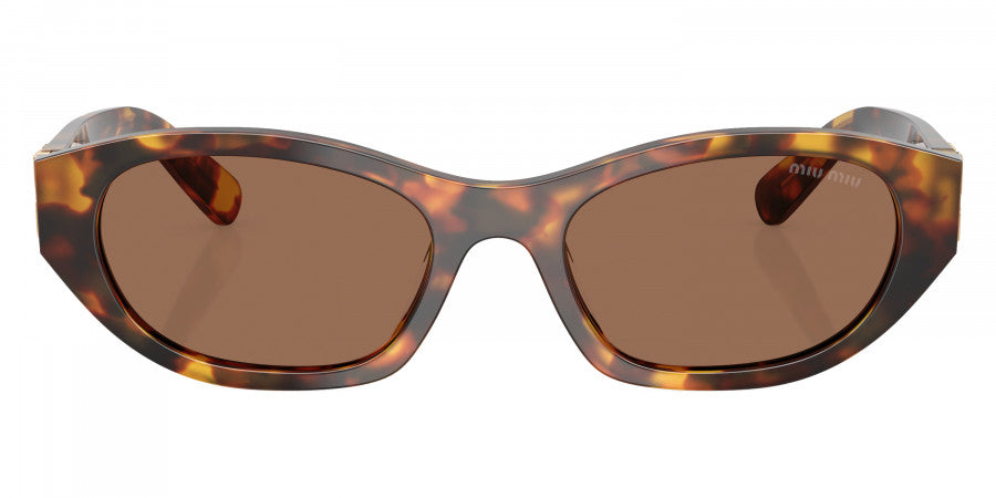 MIU MIU SUNGLASSES - MU A03S 14L60M 53 - Honey Havana