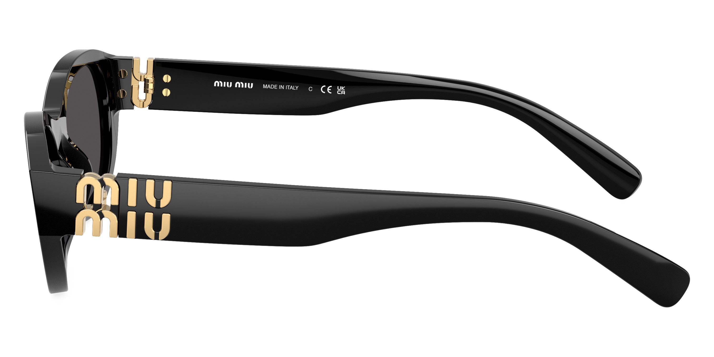 MIU MIU SUNGLASSES - MU A03S 16K08Z 53 - Black