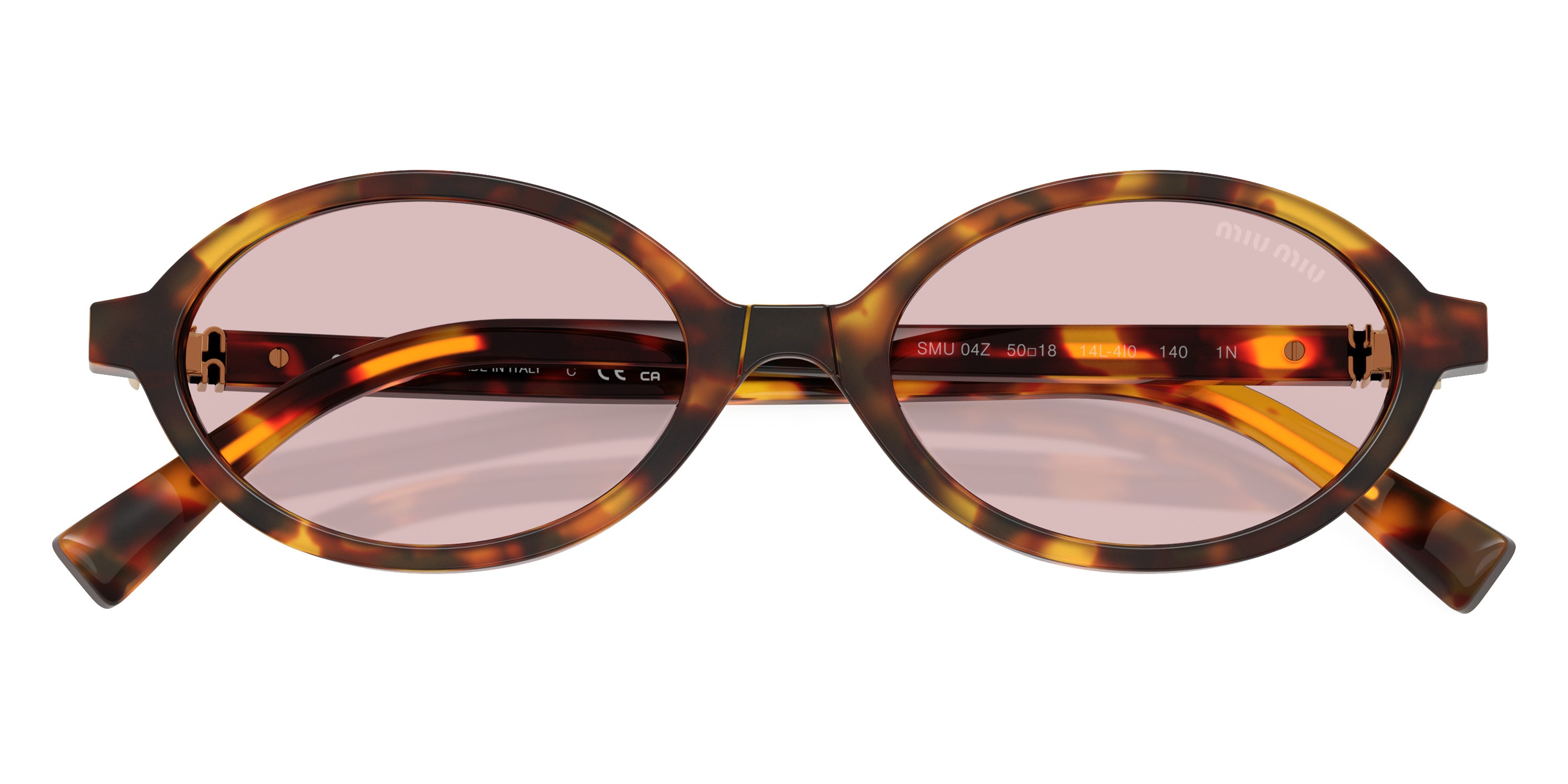 MIU MIU SUNGLASSES REGARD - MU 04ZS 14L4I0 50 - Honey Havana