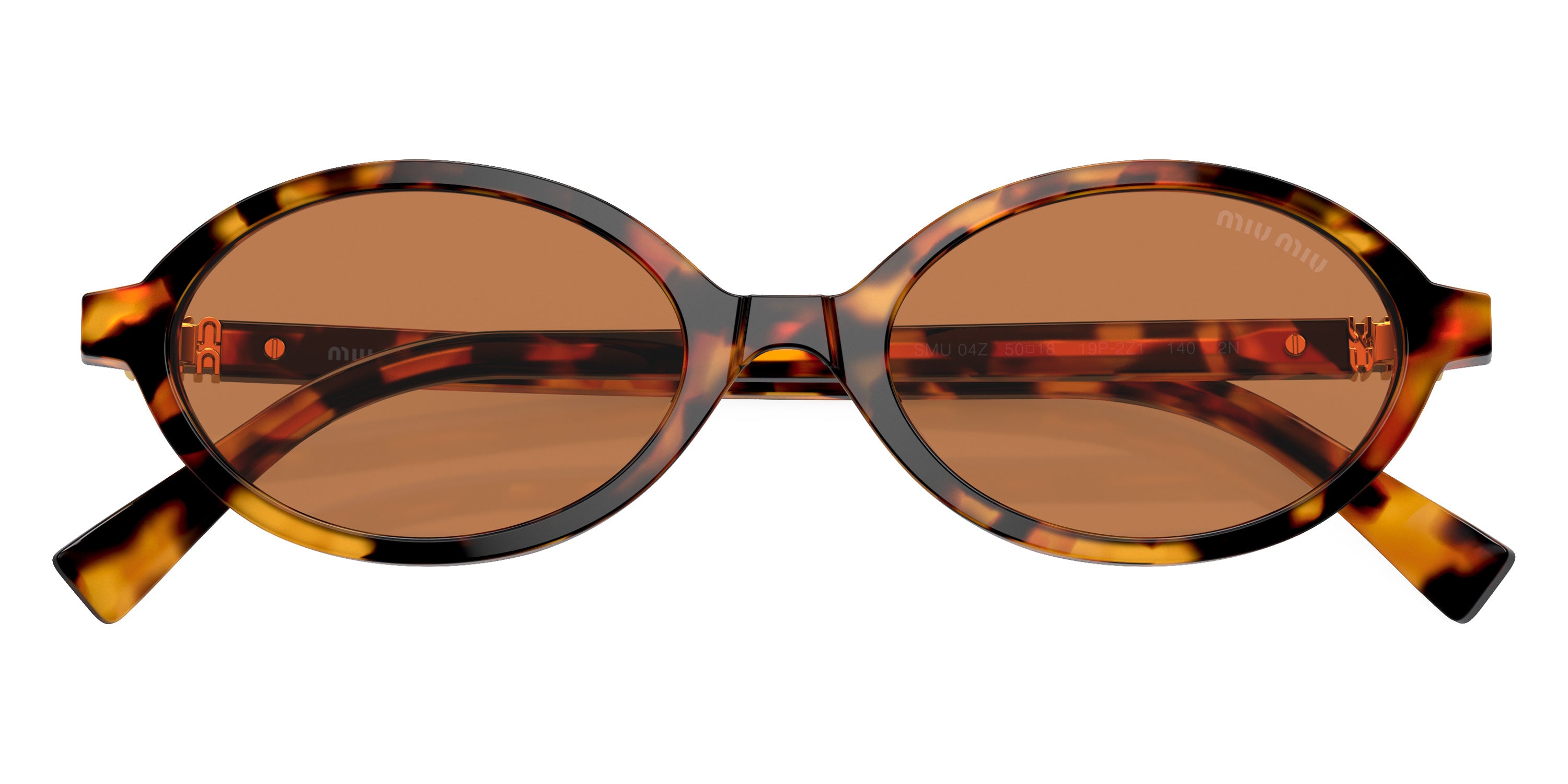 MIU MIU SUNGLASSES REGARD - MU 04ZS 19P2Z1 50 - Light Havana