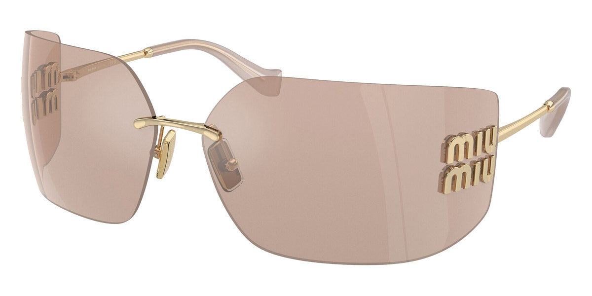 MIU MIU SUNGLASSES RUNWAY - MU 54YS ZVN20F 80 - Pale Gold