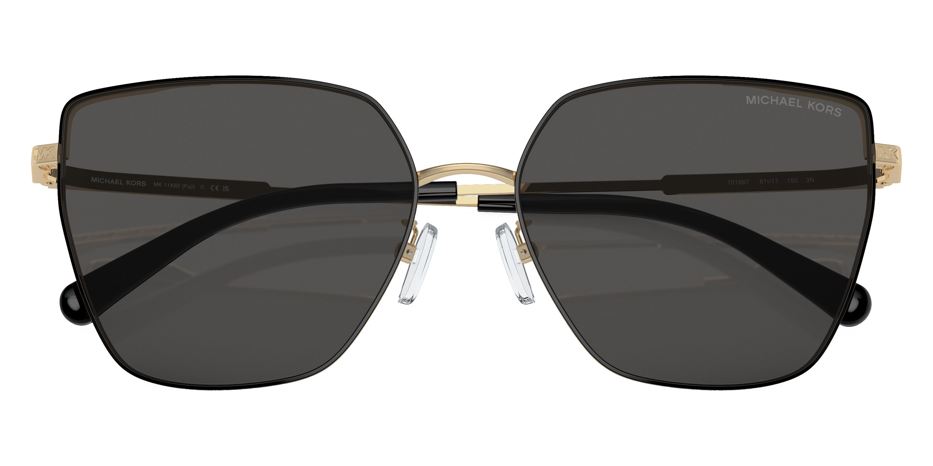 MICHAEL KORS SUNGLASSES FUJI - MK1143D 101687 61 - Gold/Light Gold