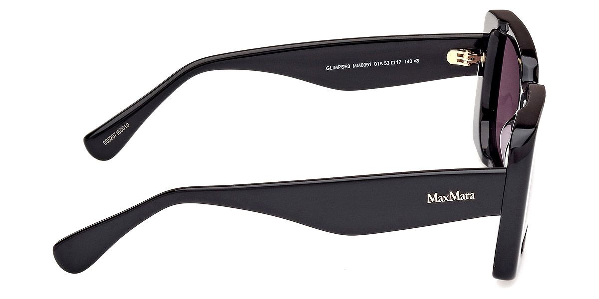 Max Mara™ GLIMPSE3 MM0091 01A 53 - Shiny Black