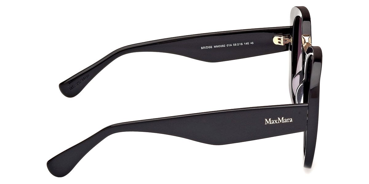 Max Mara™ BRIDGE MM0092 01A 55 - Shiny Black