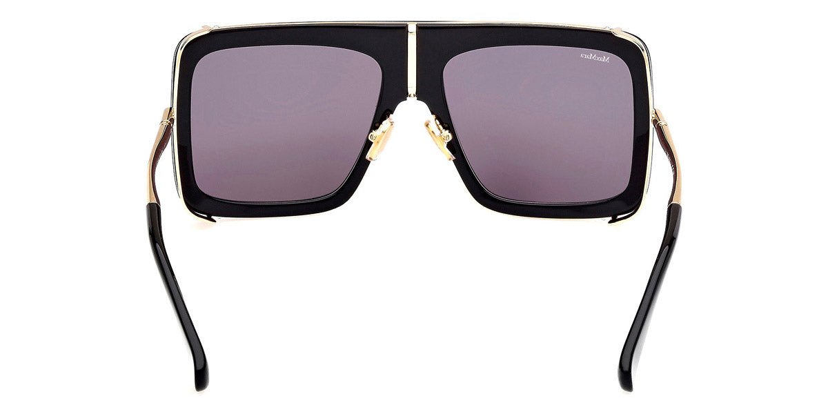 Max Mara™ JEAN MM0119 01A 57 - Shiny Black/Shiny Pale Gold