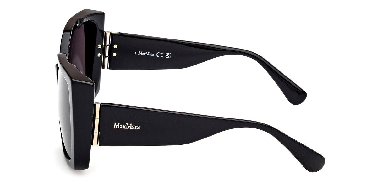 Max Mara™ HINGE MM0131 01A 56 - Shiny Black
