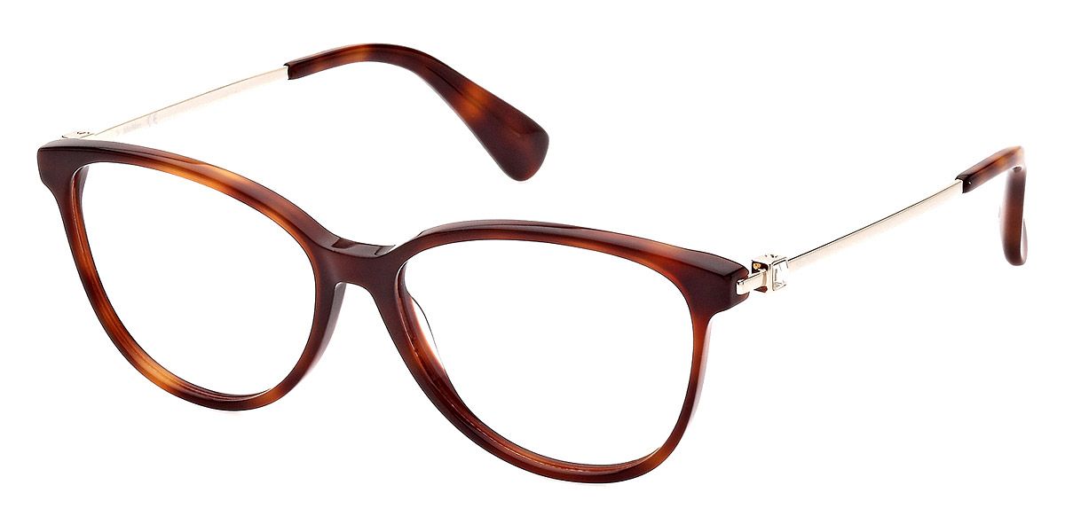 Max Mara™ MM5078 052 54 - Dark Havana/Shiny Pale Gold