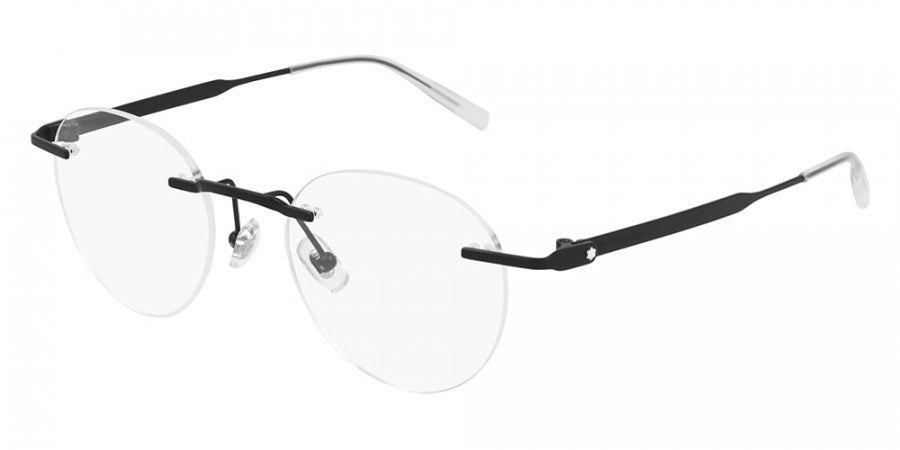 MONTBLANC EYEGLASSES - MB0148O 001 49 - Black