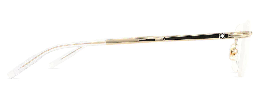 MONTBLANC EYEGLASSES - MB0148O 002 49 - Gold