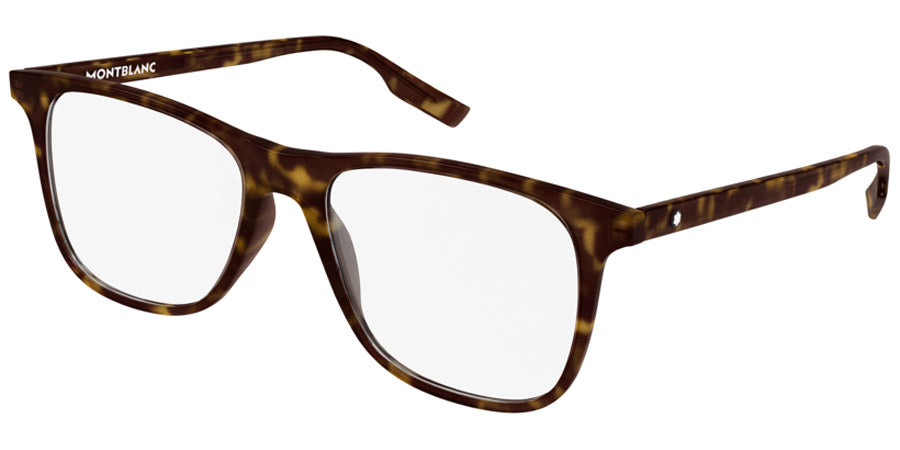 MONTBLANC EYEGLASSES - MB0174O 002 54 - Havana