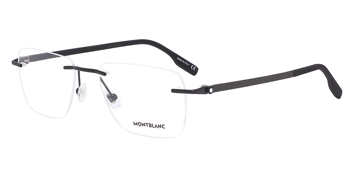 MONTBLANC EYEGLASSES - MB0185O 001 55 - Black