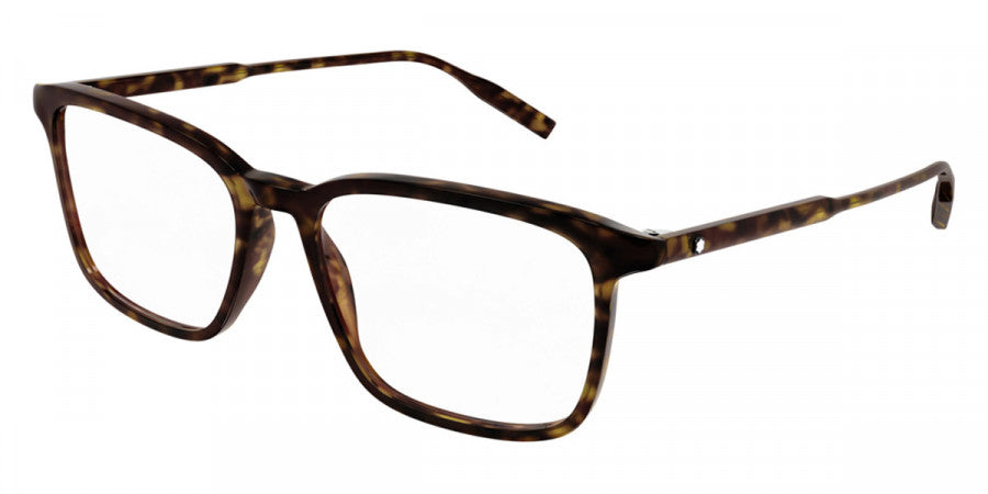 MONTBLANC EYEGLASSES - MB0197O 002 53 - Havana