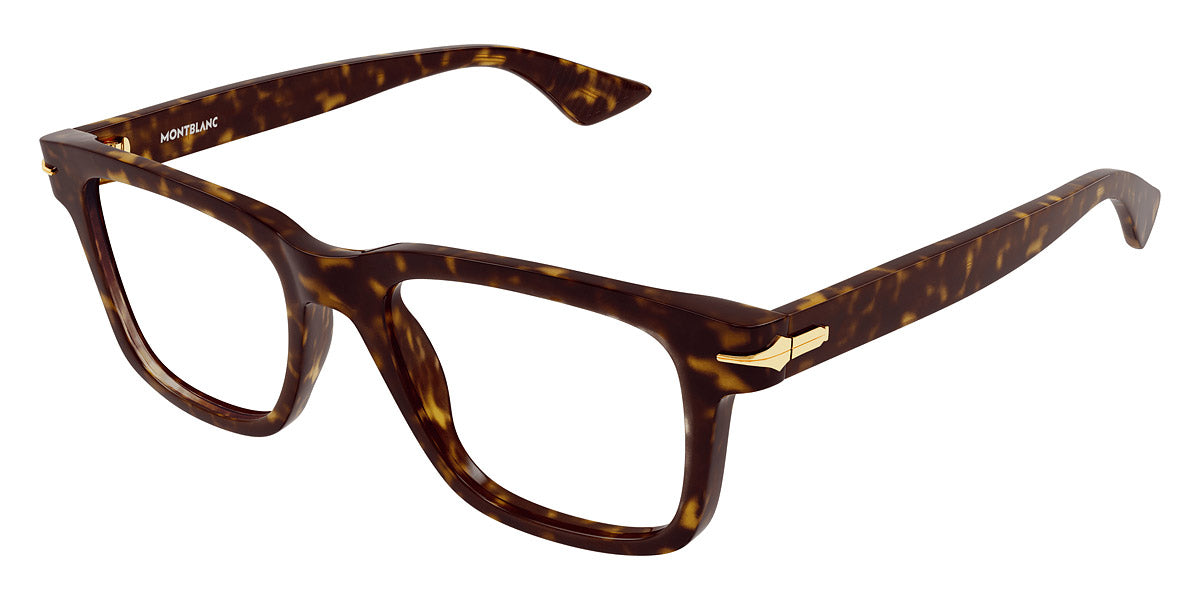 MONTBLANC EYEGLASSES - MB0266O 002 52 - Havana