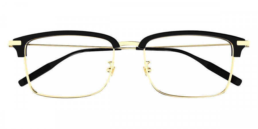 MONTBLANC EYEGLASSES - MB0318OA 002 55 - Black/Gold