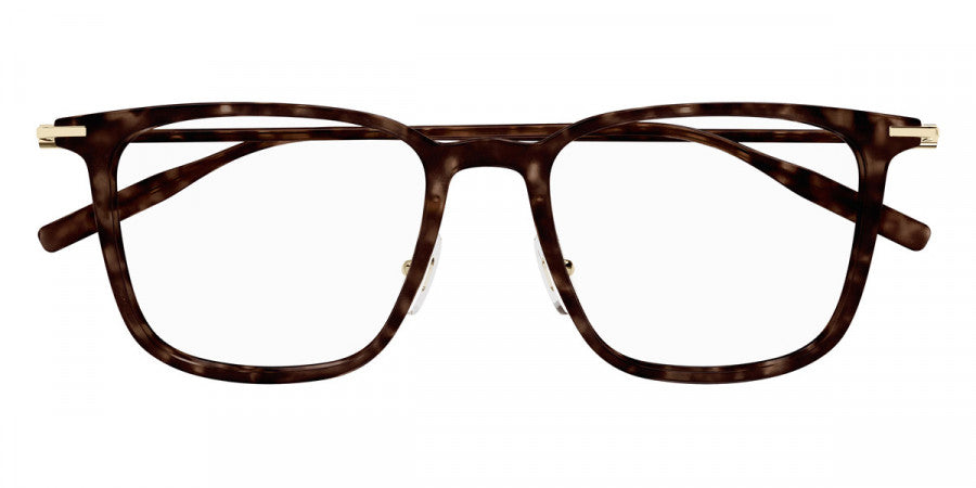 MONTBLANC EYEGLASSES - MB0354O 002 52 - Havana/Gold