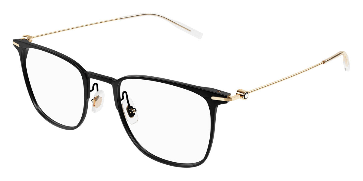 MONTBLANC EYEGLASSES - MB0356O 001 51 - Black/Gold