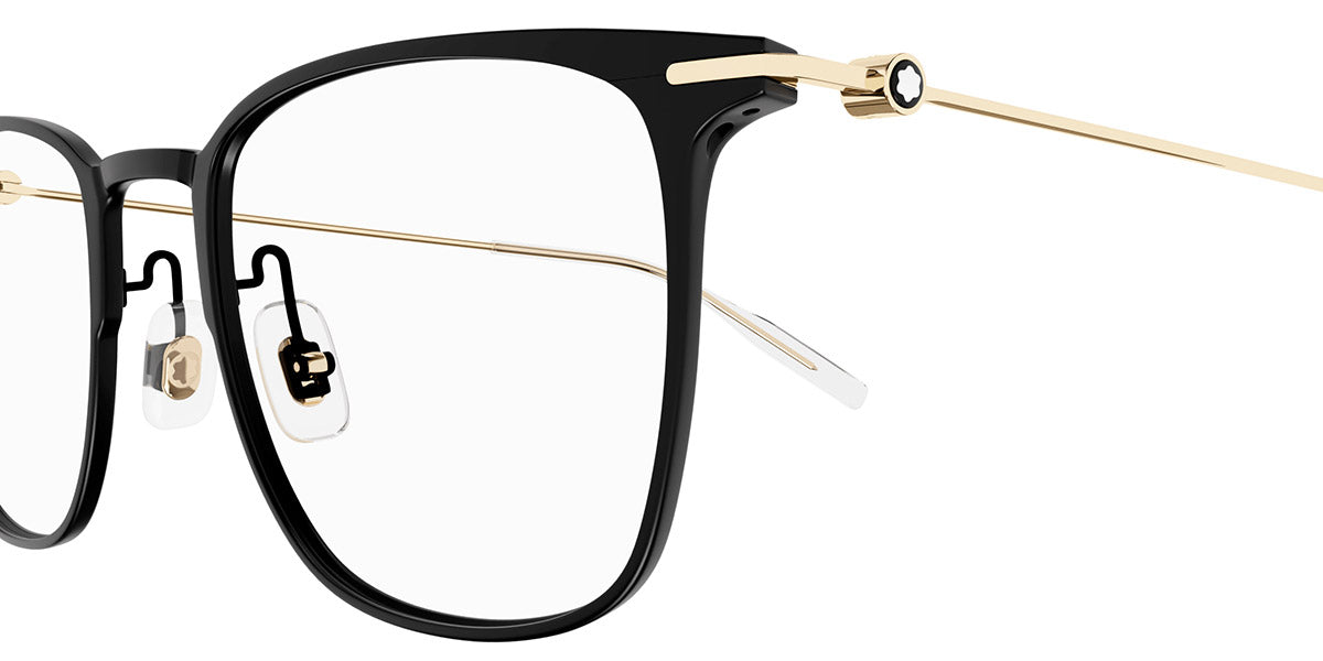 MONTBLANC EYEGLASSES - MB0356O 001 51 - Black/Gold