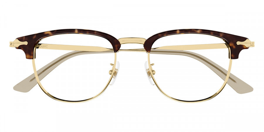 MONTBLANC EYEGLASSES - MB0364O 002 49 - Havana/Gold