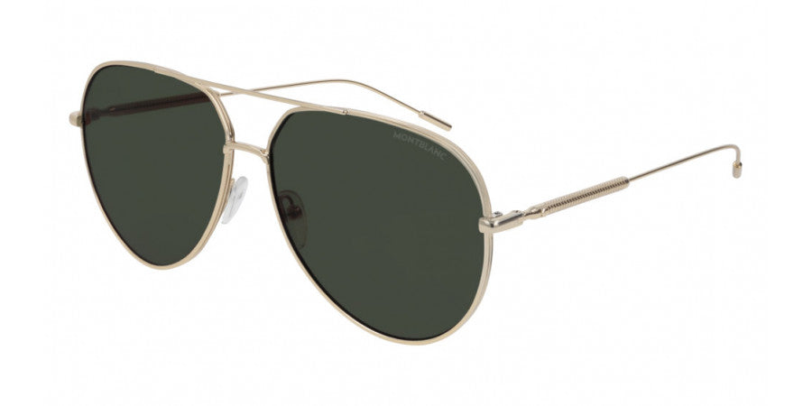 MONTBLANC SUNGLASSES - MB0045S 002 61 - Gold