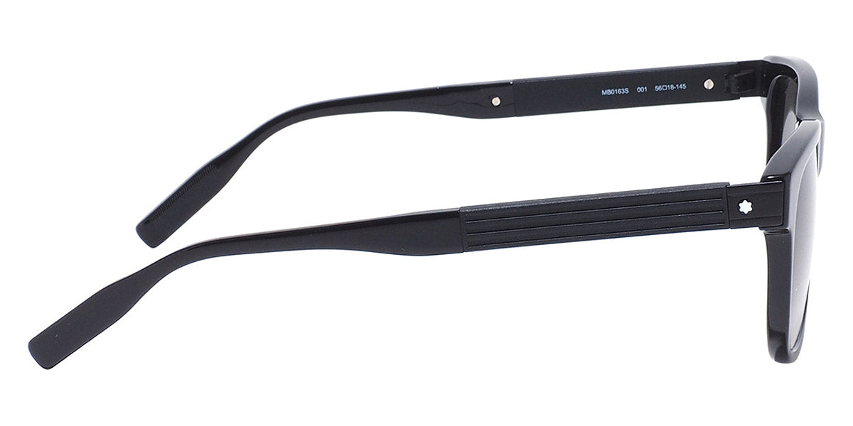 MONTBLANC SUNGLASSES - MB0163S 001 56 - Black