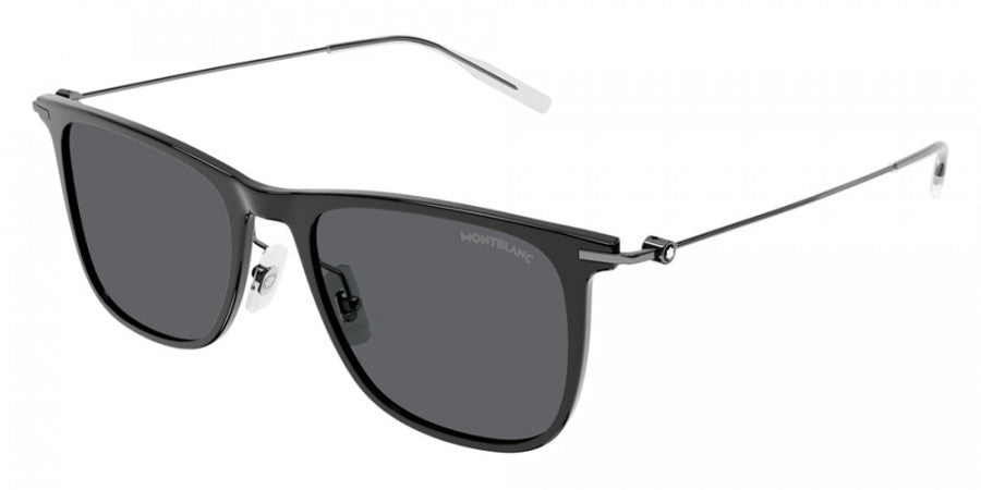 MONTBLANC SUNGLASSES - MB0206S 001 53 - Black/Gunmetal