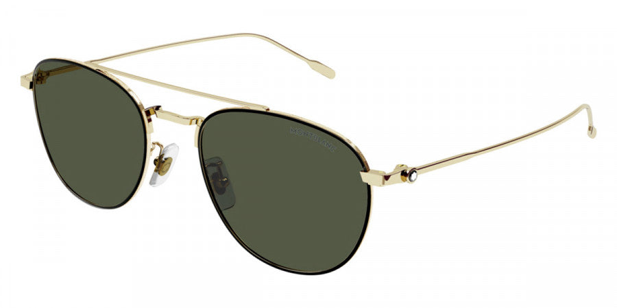 MONTBLANC SUNGLASSES - MB0211S 008 55 - Gold
