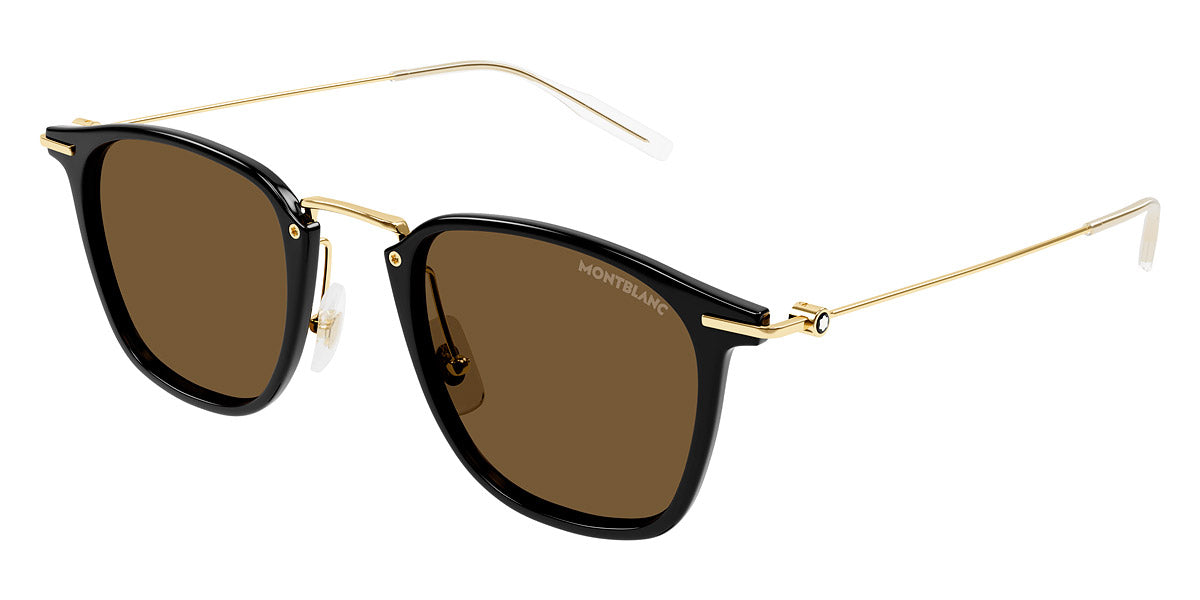 MONTBLANC SUNGLASSES - MB0295S 001 49 - Black/Gold