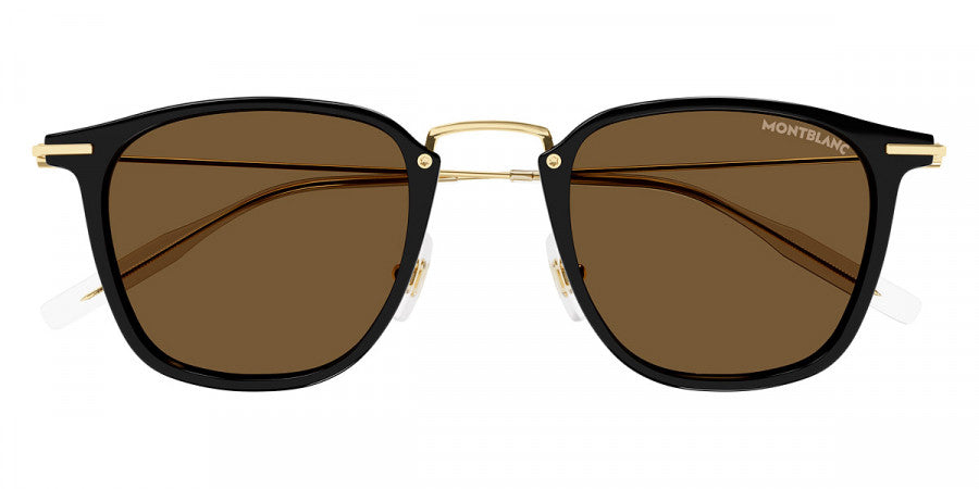 MONTBLANC SUNGLASSES - MB0295S 001 49 - Black/Gold