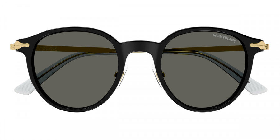 MONTBLANC SUNGLASSES - MB0362S 001 49 - Black/Gold