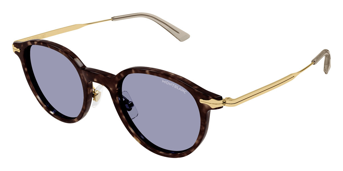 MONTBLANC SUNGLASSES - MB0362S 002 49 - Havana/Gold