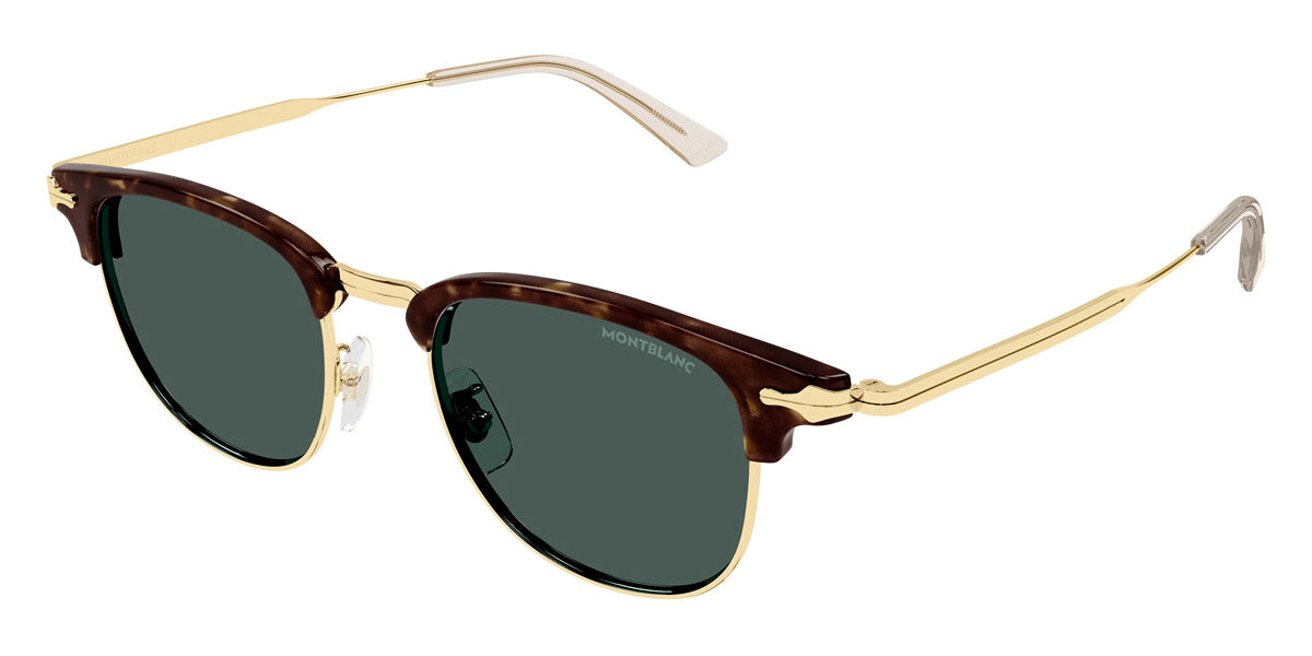 MONTBLANC SUNGLASSES - MB0364S 002 49 - Havana/Gold