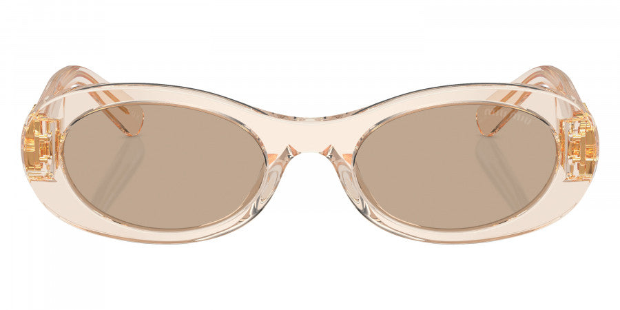 MIU MIU SUNGLASSES GLIMPSE - MU 06ZS 11T40F 50 - Sand Transparent