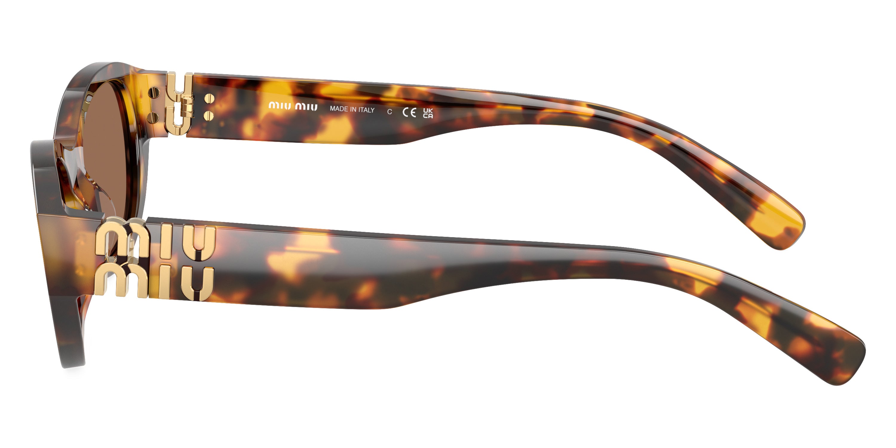 MIU MIU SUNGLASSES - MU A03S 14L60M 53 - Honey Havana