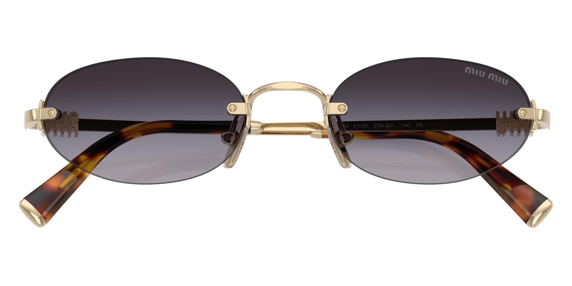 Miu Miu MU A54S ZVN5D1 51 - Pale Gold