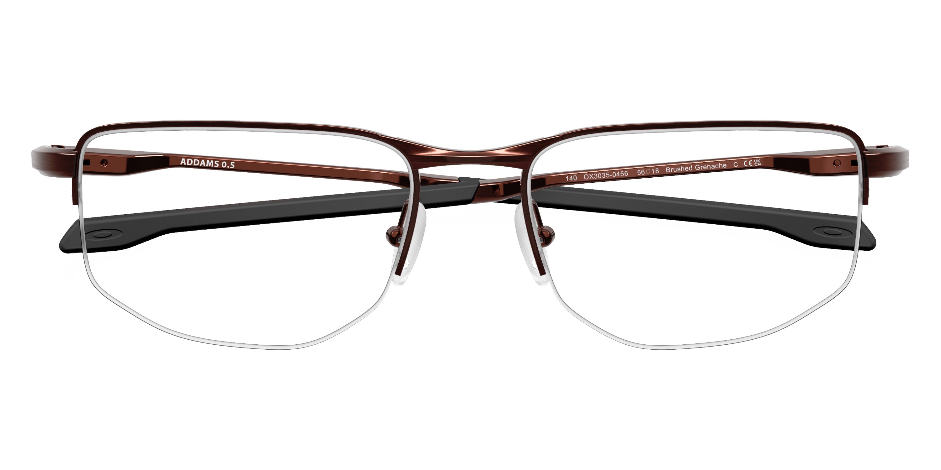 OAKLEY EYEGLASSES ADDAMS 0.5 - OX3035 303504 56 - Brushed Grenache