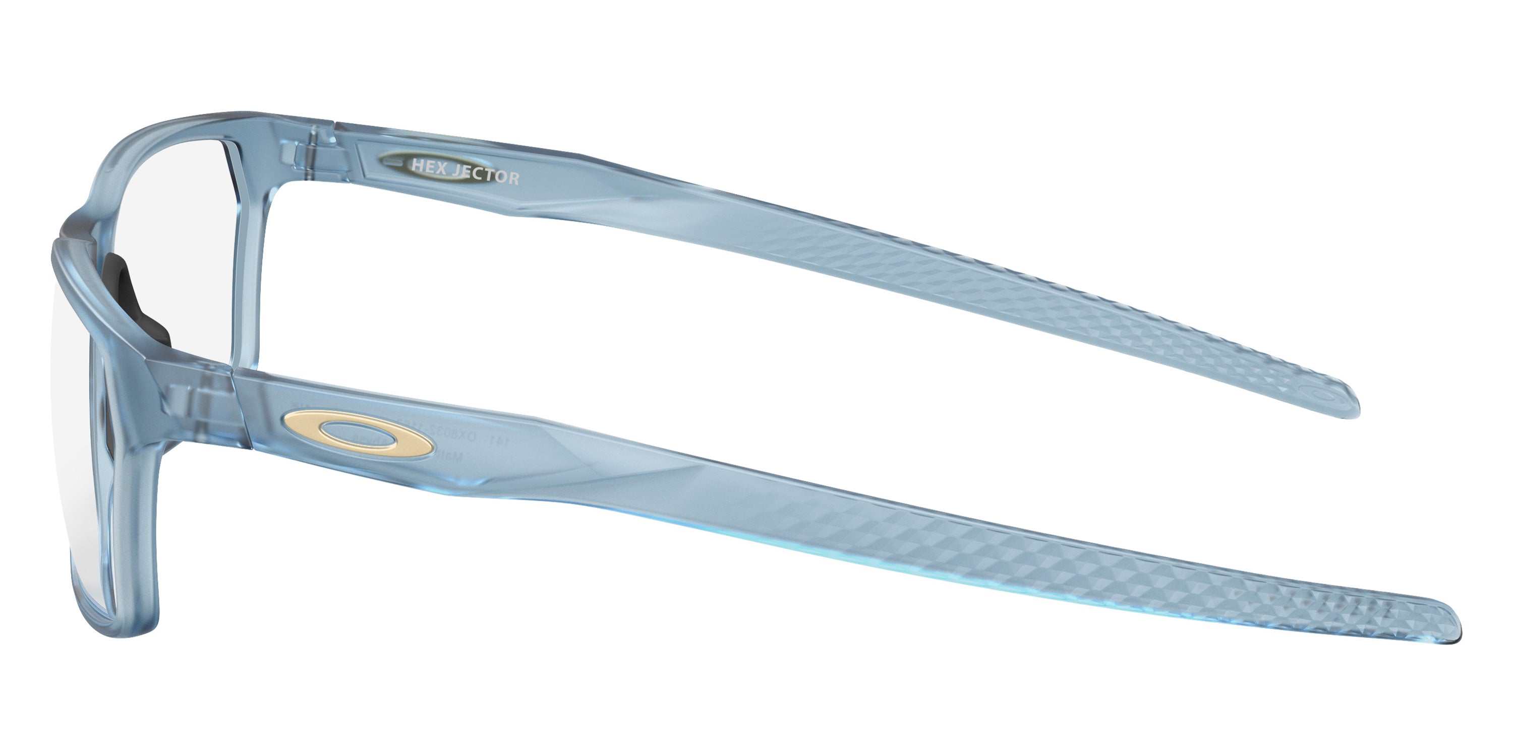 OAKLEY EYEGLASSES HEX JECTOR POLARIS COLLECTION - OX8032 803211 55 - Matte Transparent Abyss