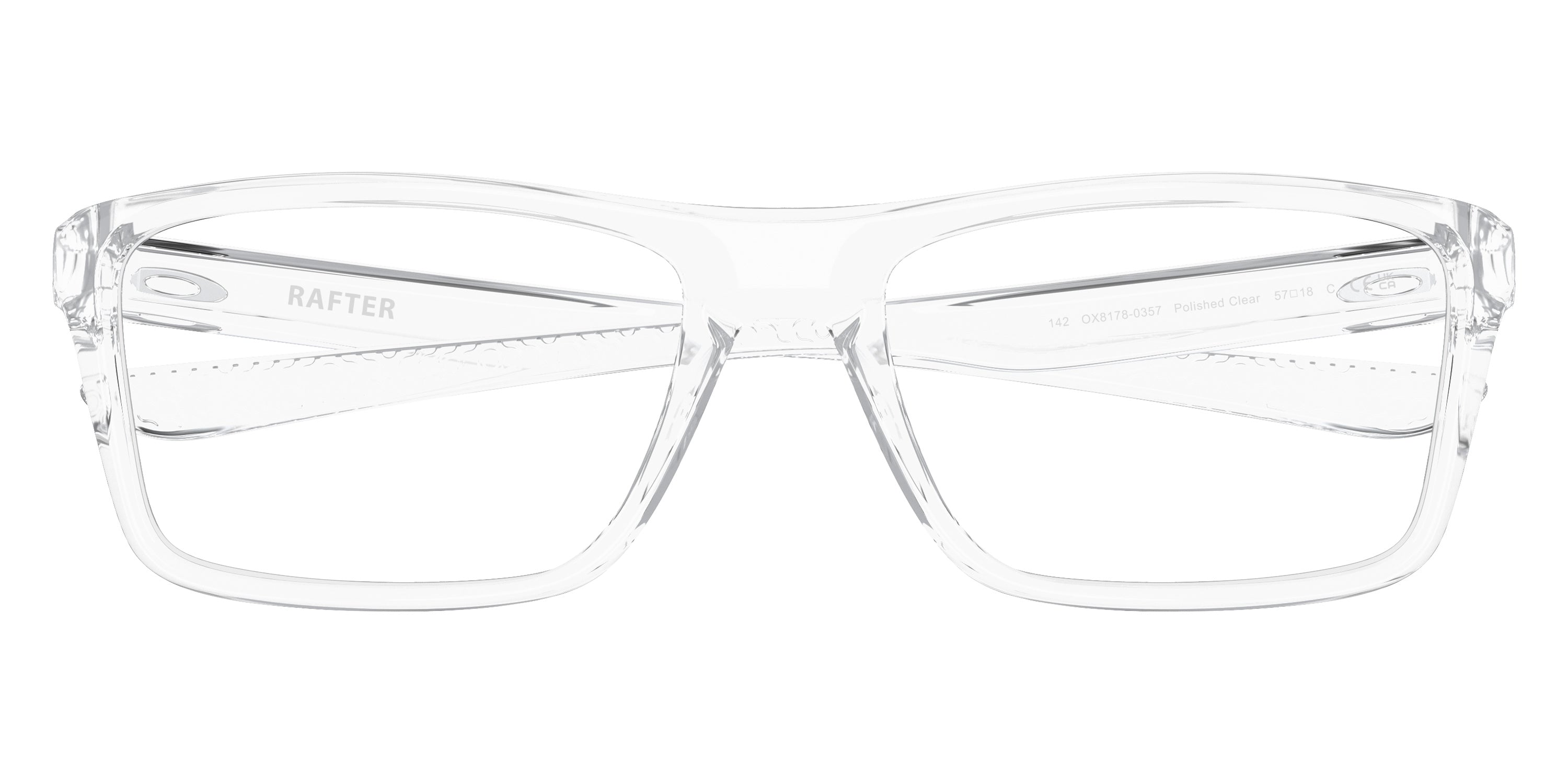 OAKLEY EYEGLASSES RAFTER - OX8178 817803 55 - Polished Clear