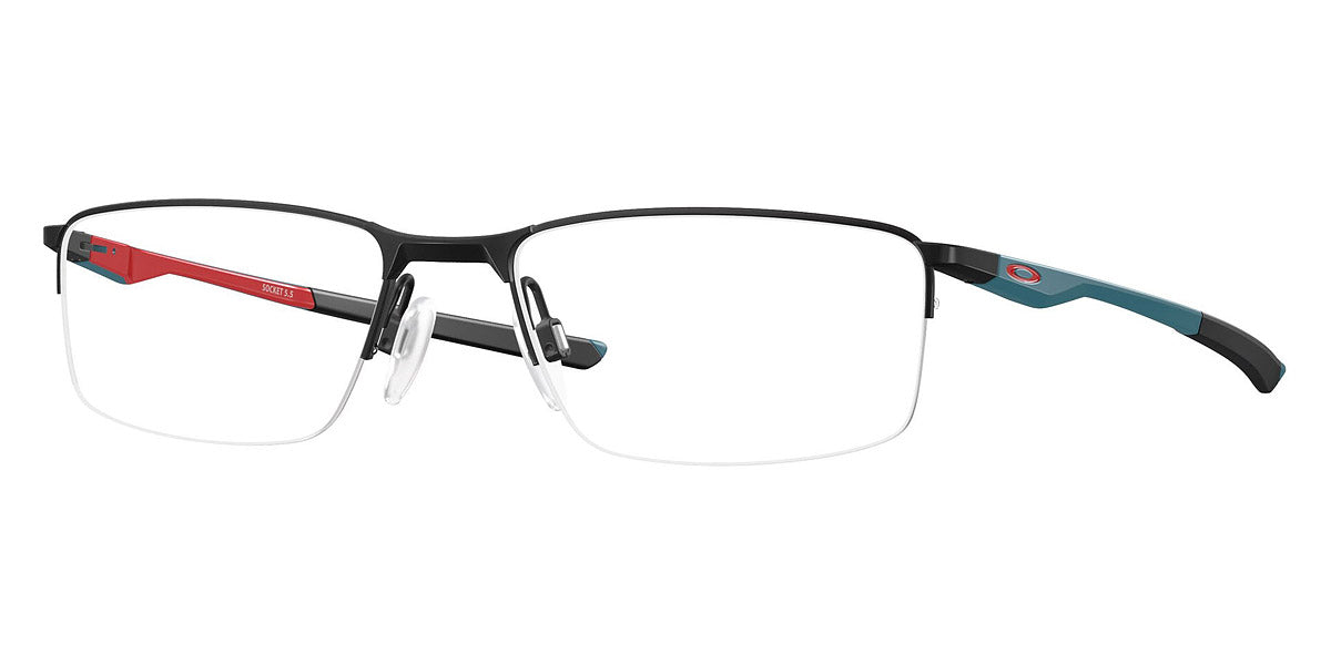 OAKLEY EYEGLASSES SOCKET 5.5 - OX3218 321814 54 - Satin Black/Satin Balsam
