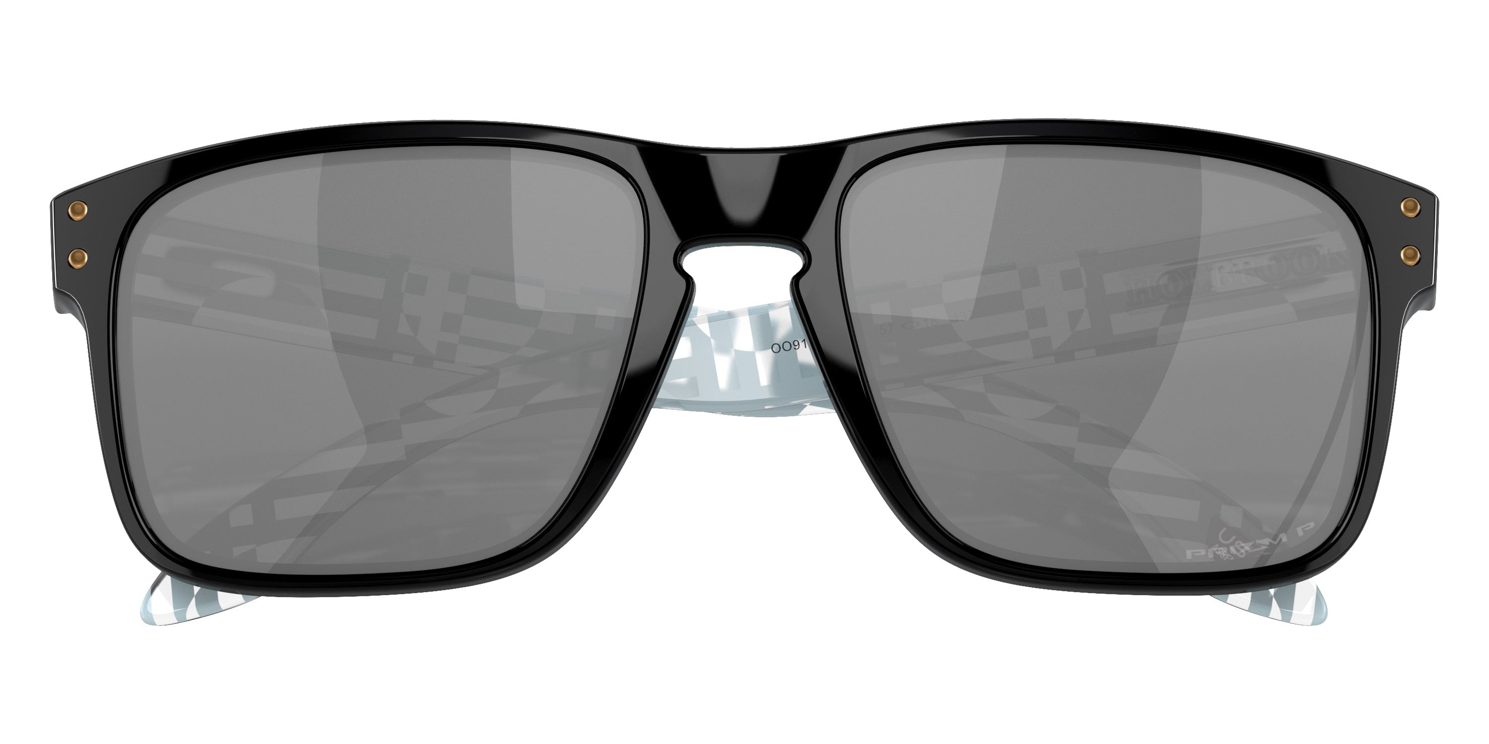 OAKLEY SUNGLASSES HOLBROOK - OO9102 9102Y7 55 - Black/Matte Clear Introspect Print