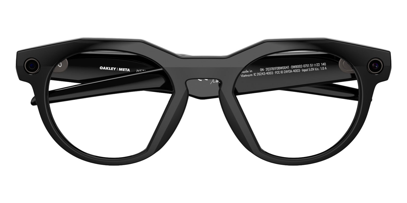 OAKLEY META SUNGLASSES HSTN - OW8002 800207 51 - Polished Black