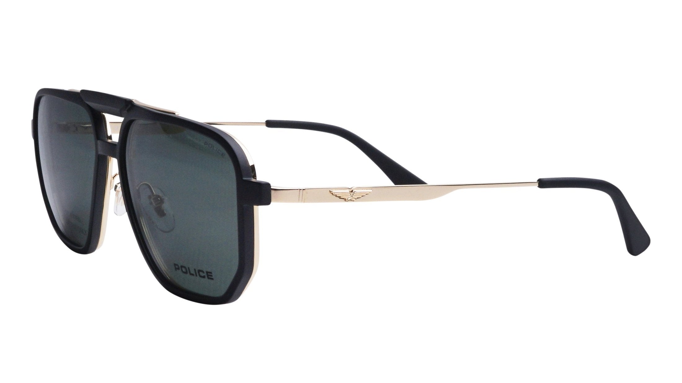 POLICE EYEGLASSES ORIGINS LITE 39 CLIP-ON - UPLU55 302P 57