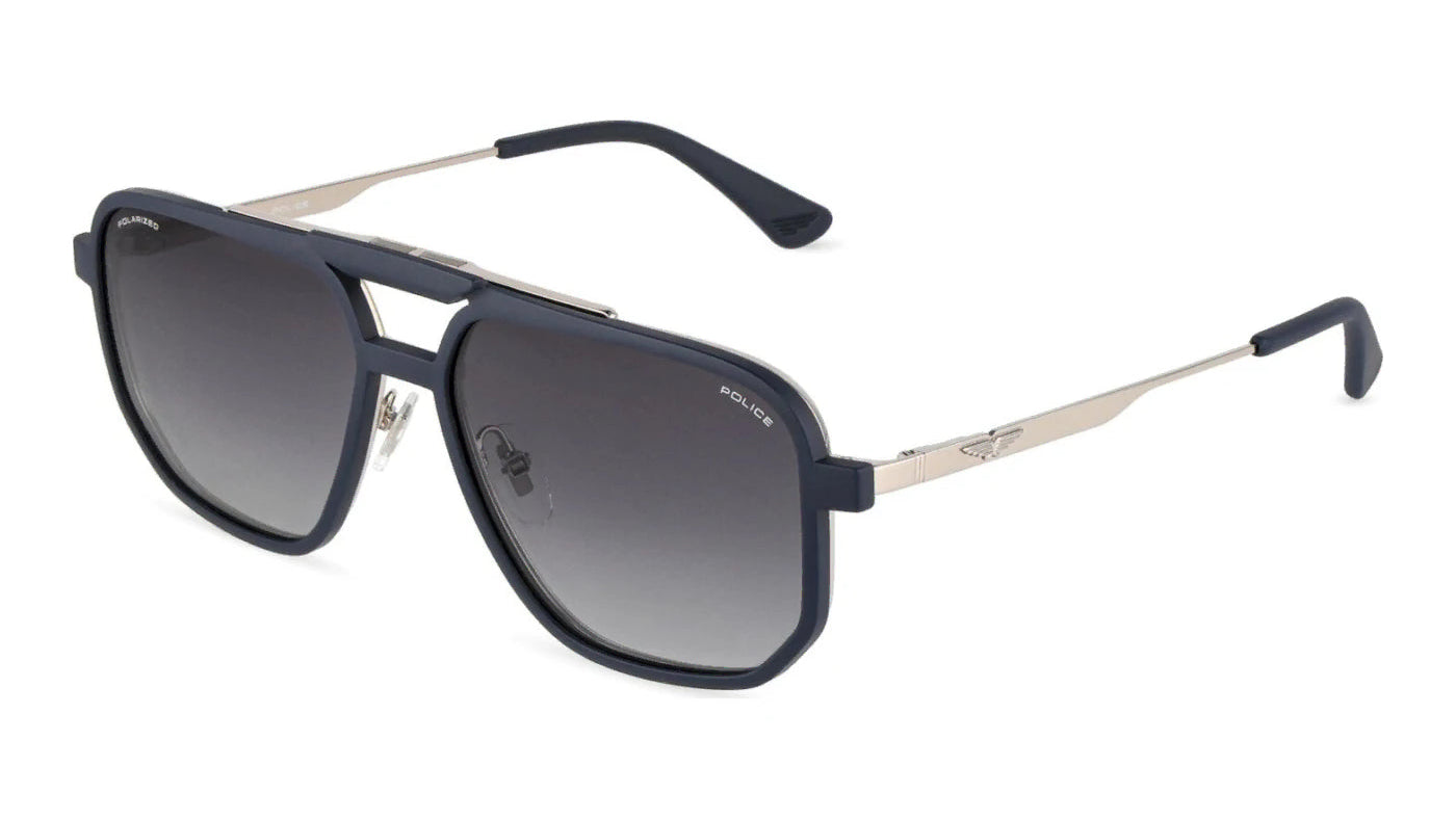 POLICE EYEGLASSES ORIGINS LITE 39 CLIP-ON - UPLU55M 579P 57