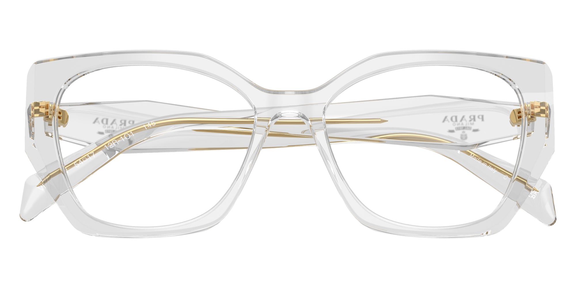 Prada PR 18WV 12R1O1 52 - Transparent Gray