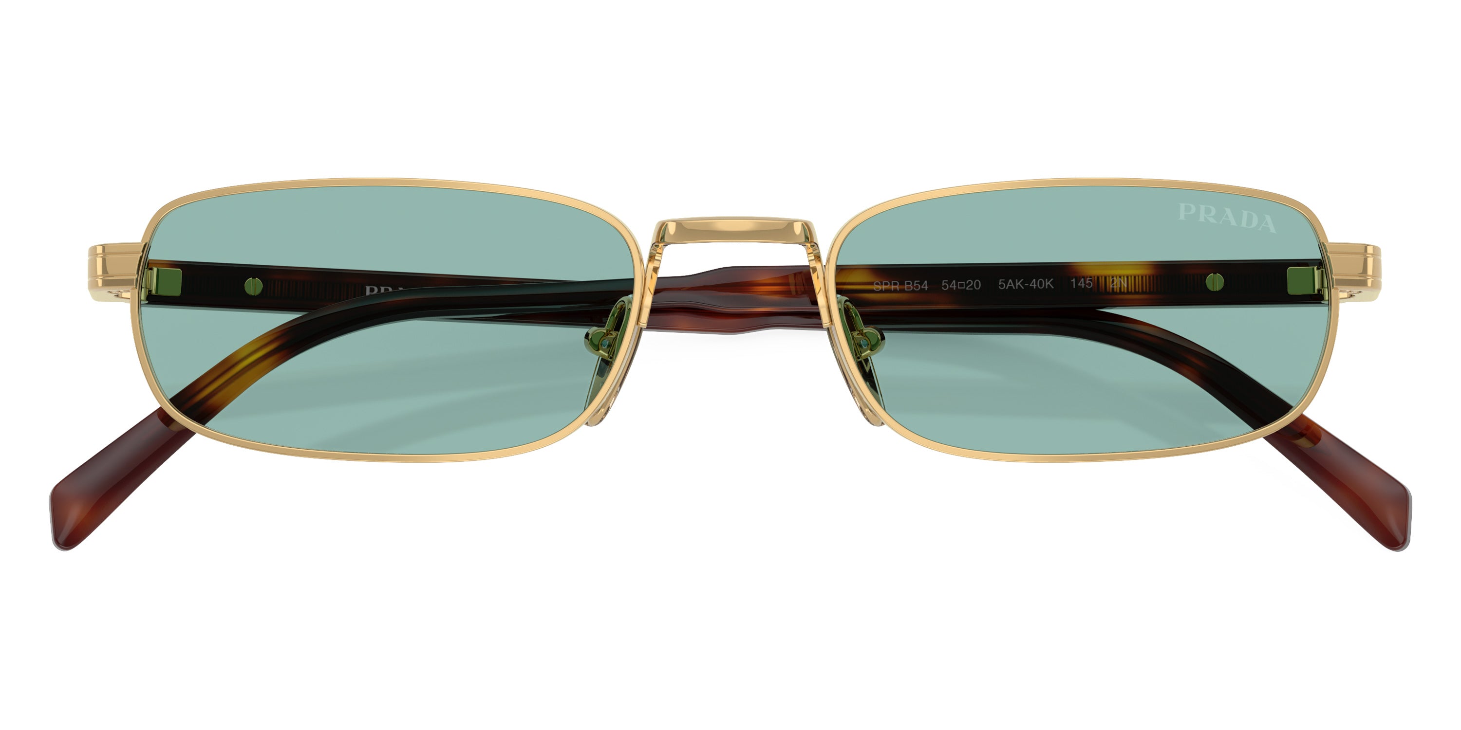 PRADA SUNGLASSES - PR B54S 5AK40K 54 - Gold/Classic Tortoise