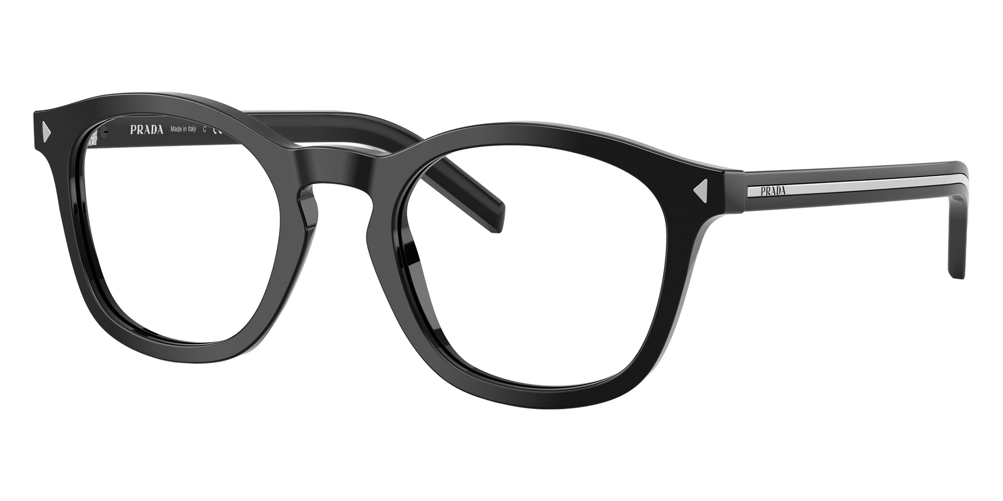 PRADA EYEGLASSES - PR C04V 16K1O1 49 - Black