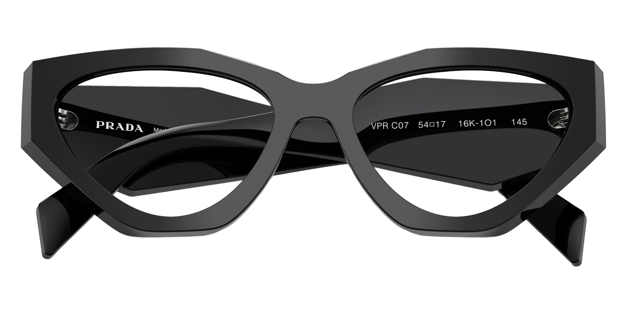 PRADA EYEGLASSES - PR C07V 16K1O1 54 - Black