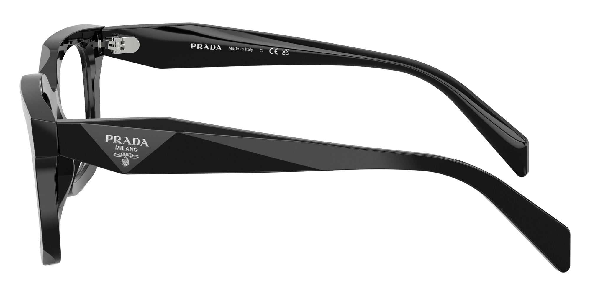 PRADA EYEGLASSES - PR C08V 16K1O1 52 - Black